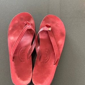 Rainbow flip flops 🌈